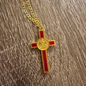 New Set of 3 Handmade Cross Pendant Necklaces
